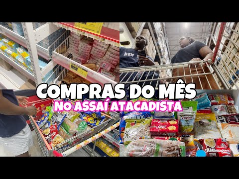 COMPRA DO MÊS DE MAIO NO ASSAí ATACADISTA PARA UM CASAL || PAULA FERREIRA