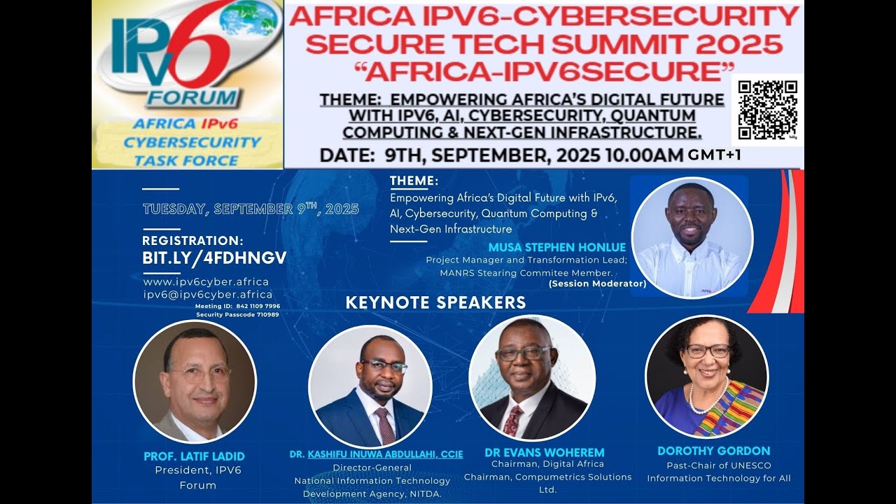Dr Kashifu Inuwa Abdullahi, Keynote Address @ Africa IPv6-Cybersecurity Secure Tech Summit 2025