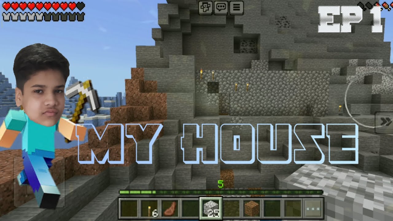 MY NEW HOUSE | MINECRAFT | SURVIVAL SERIES EPISODE 1😊👍 - YouTube