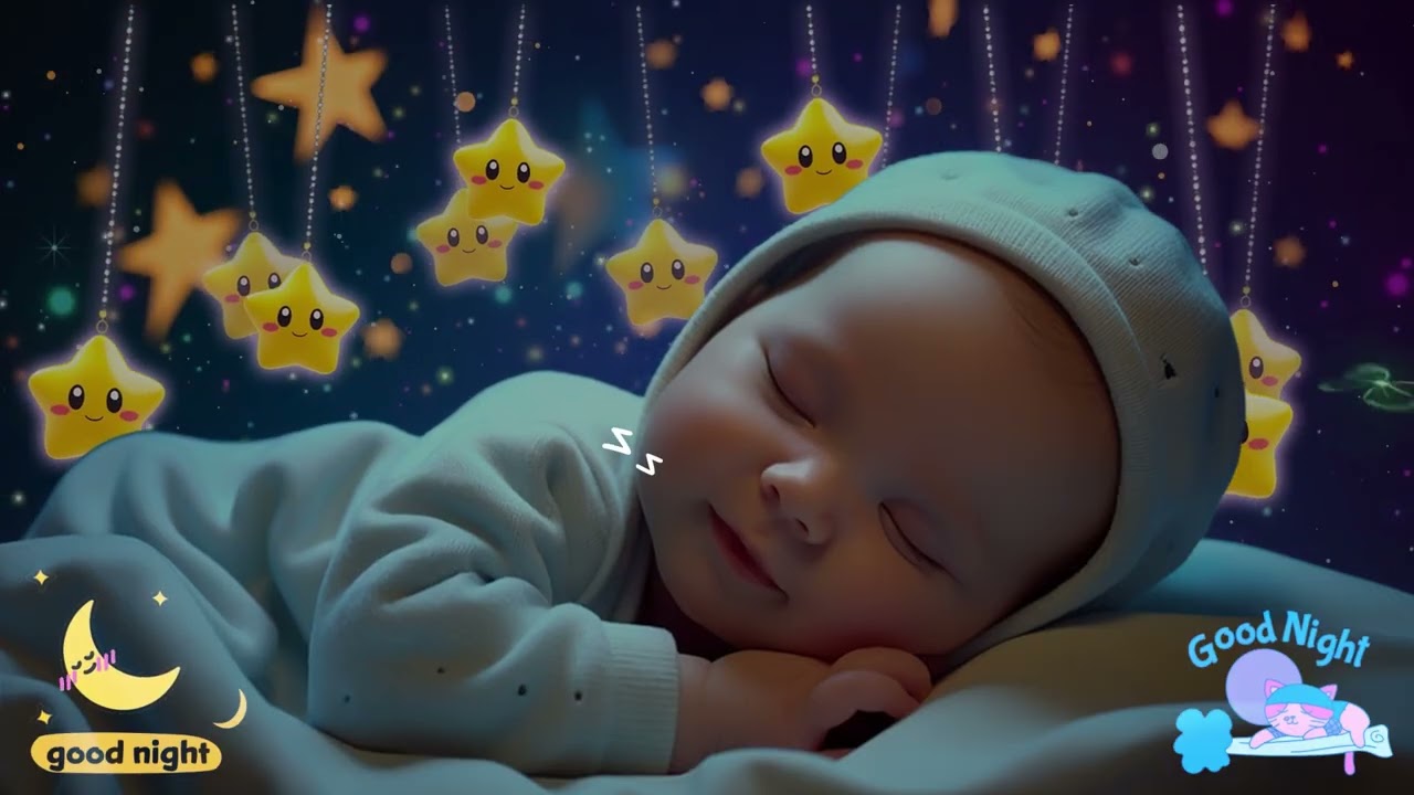 Sleep Instantly in 3 Minutes 💤 Baby Sleep Music 🎶 Mozart & Brahms Lullabies 🌙 Calm Fast