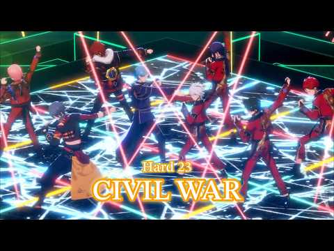 [あんスタMusic] CIVIL WAR [Hard 23] Perfect Combo
