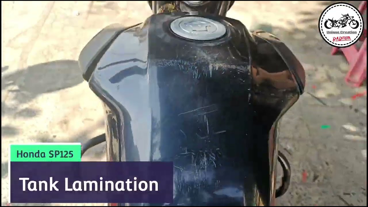 Honda Sp 125 Bs6 Tank Smoke Lamination 