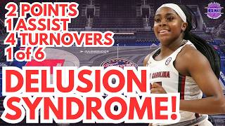 Raven Johnson WAS TERRIBLE vs UConn While South Carolina FANS & MEDIA LIE About Her IMPACT SITTING!