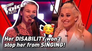 Video voorbeeld van "Blind girl sings MAGICAL Blind Audition in The Voice Kids UK 2020! 🥰"