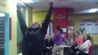 FlyFM Office Dares - Spank 10 colleagues on the bum