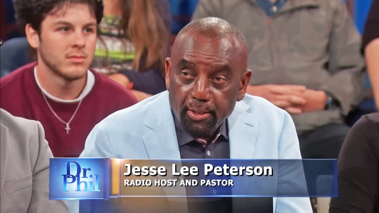 Jesse Lee Peterson on Dr. Phil Makes Audience Member Cry - YouTube