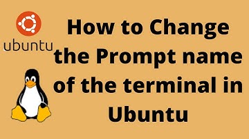 How to Change the Prompt name of the terminal in Ubuntu