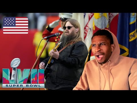 Chris Stapleton Sings the National Anthem at Super Bowl LVII | REACTION | THE EMOTIONS IN HIS VOICE!
