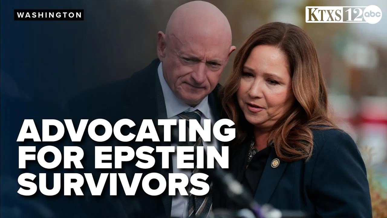 Standing with Epstein victims, advocates head of files vote