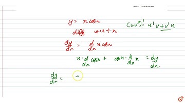 Find the second order derivatives of the functions given. `xdot cos x`...