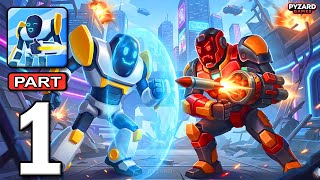 Mechangelion: Robot Fighting - Gameplay Walkthrough Part 1 - Mecha Robot Fighting Game (Android) screenshot 2