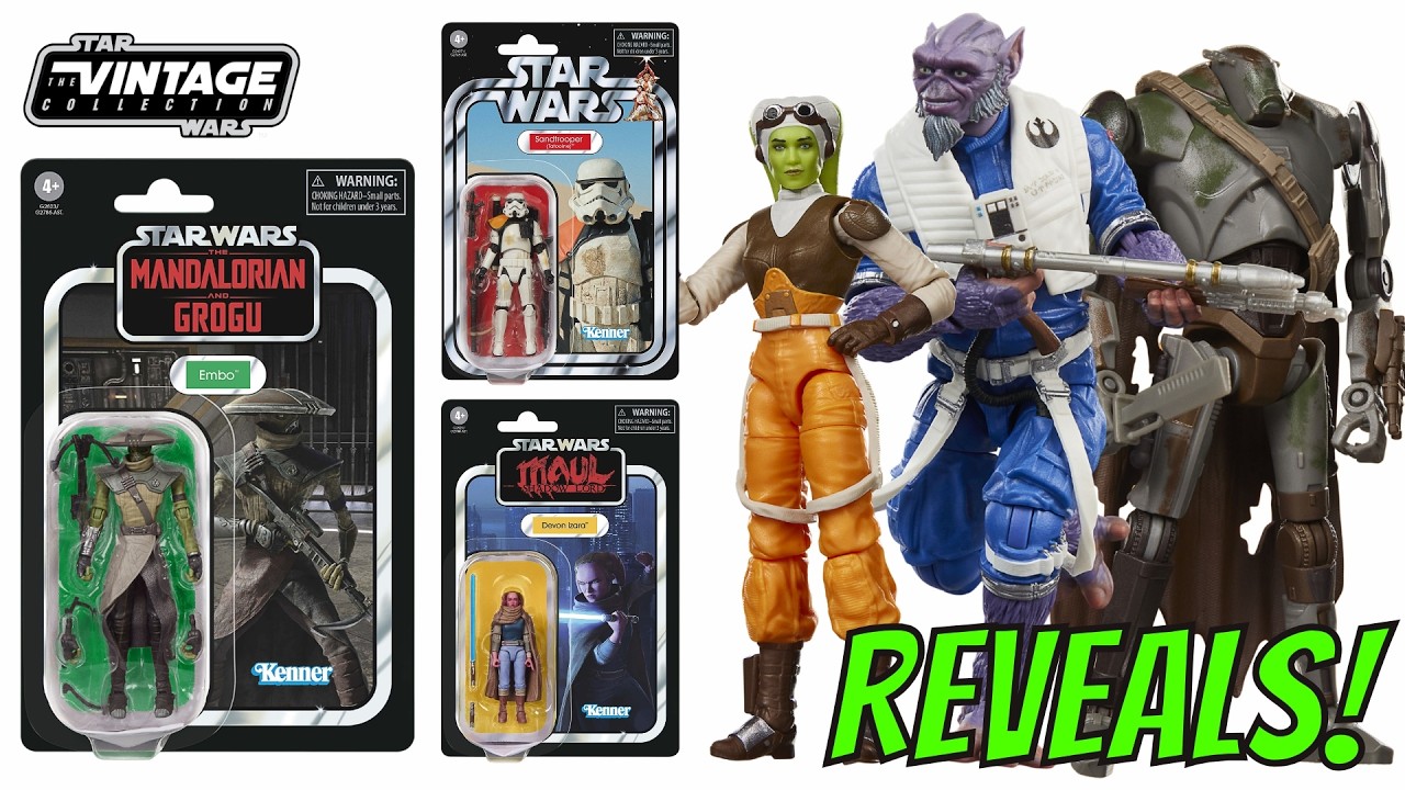 アート・デザイン・音楽 STARWARS ULTIMATE FIGURE COLLECTION Hasbro Reveal NEW Star Wars The Vintage Collection Figures from