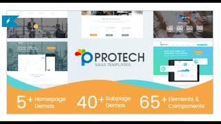 Protech SaaS - SaaS Software & WebApp Template | Themeforest Templates screenshot 3