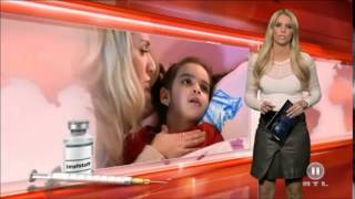 Sandra Schneiders Schwarzer Lederrock Bei Rtl 2 News 04. 11. 14