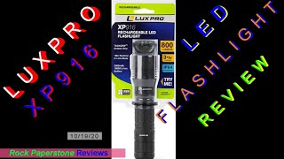 Luxpro XP916 Rechargeable LED Flashlight Review screenshot 2