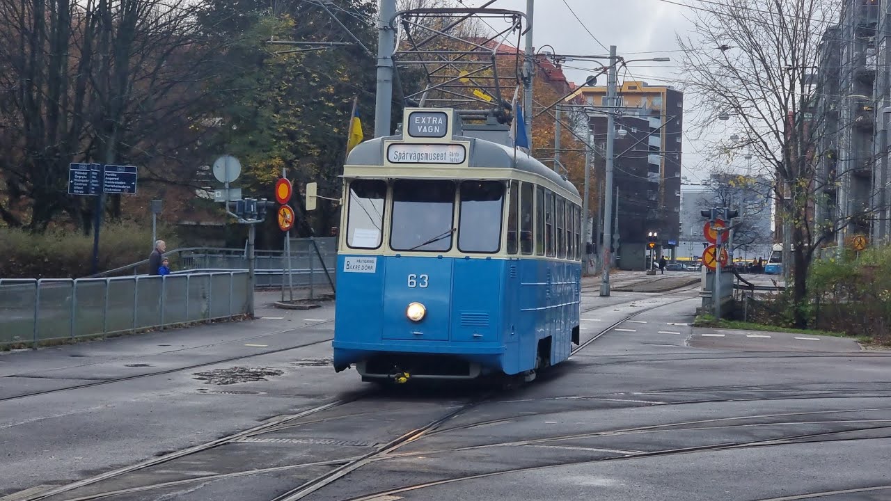 Öppen vagnhall hos Ringlinien den 6/11-2022