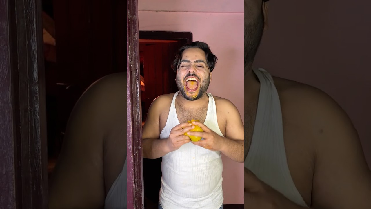 How to Eat Mangoes🥭🤣#shorts #comedy #funny #olidavines