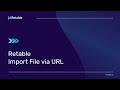 Retable Import File Via URL Retable Import File Via URL
