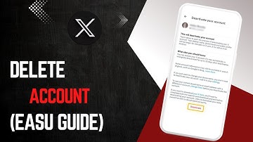 How to Delete X Account | Delete Twitter Account !