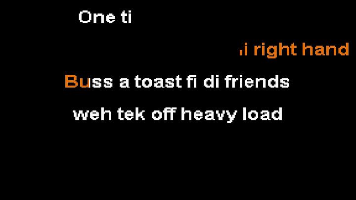 Toast Karaoke version - Karaoke performance video thumbnail