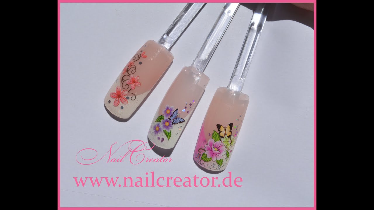 Nail Tattoo Richtig Auftragen Youtube 