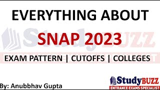 All about SNAP 2023 & Best colleges | Exam pattern, SNAP syllabus, SNAP cutoffs, Important topics