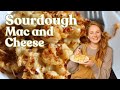 The BEST Homemade Sourdough Mac and Cheese with Sourdough Breadcrumb Topping