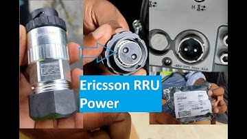 How to Make Ericsson RRU Power Connector & Power Connection || Radio Power #ericsson #radio #power