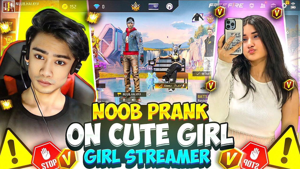 NOOB PRANK ON CUTE GIRL STREAMER || THE STAR @AnnuPlaylive