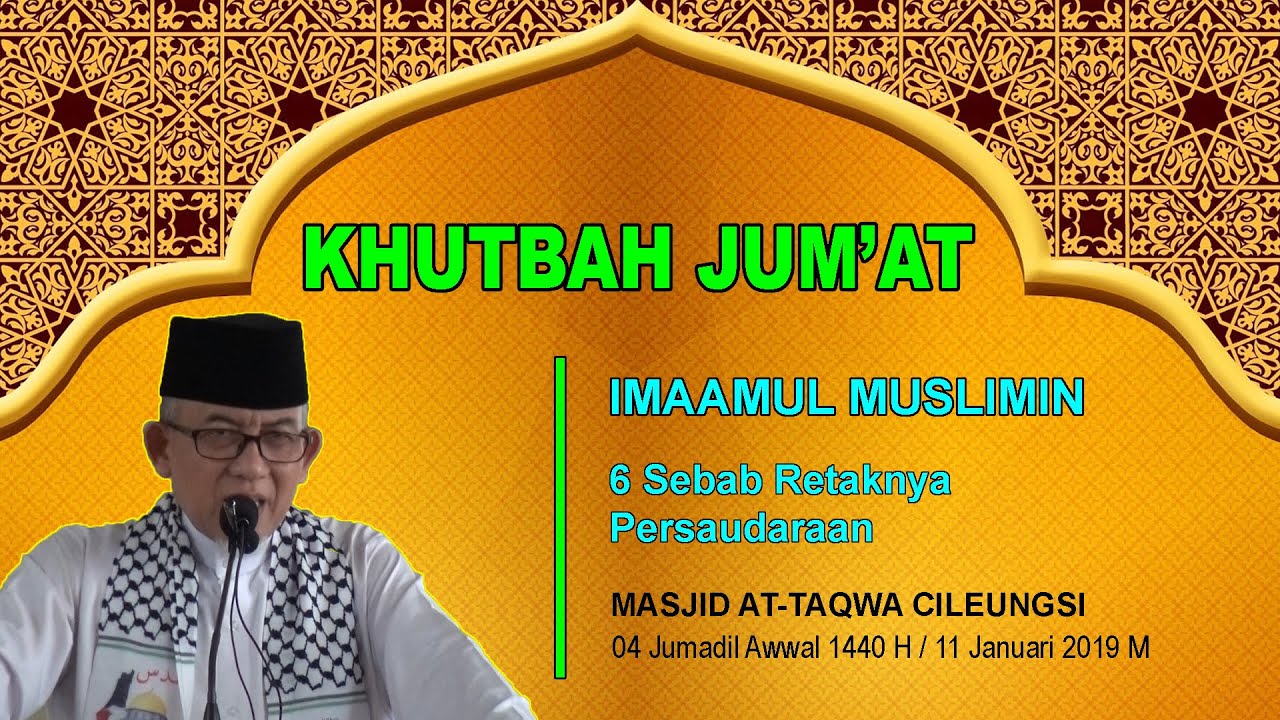 Naskah Khutbah Jumat Yusuf Mansur