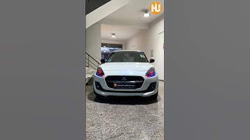 Maruti suzuki swift rgb drl, rgb demon eye #marutisuzuki #swift #demoneyes #rgblighting #carlover