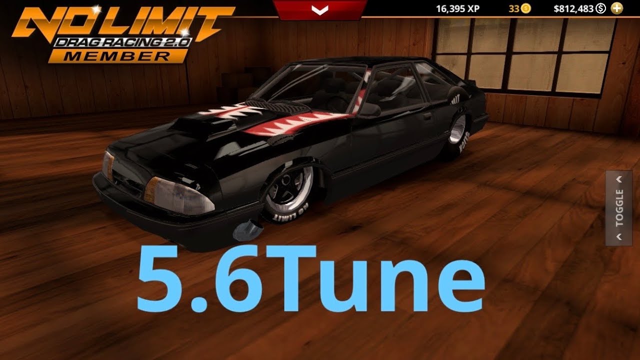 No limit Drag Racing 2.0 - 5.6 Fox Body tune - YouTube