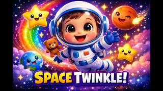 Twinkle Twinkle Little Star – Baby Astronaut's Magical Space Rhyme | Kids Song