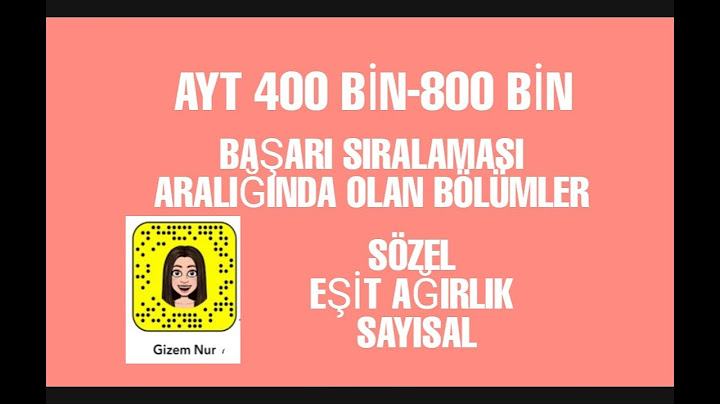 Tyt 400 bin sıralama ile alan bölümler