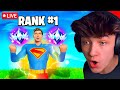 RANKS RESET, Getting #1 in UNREAL RANK! (Fortnite)