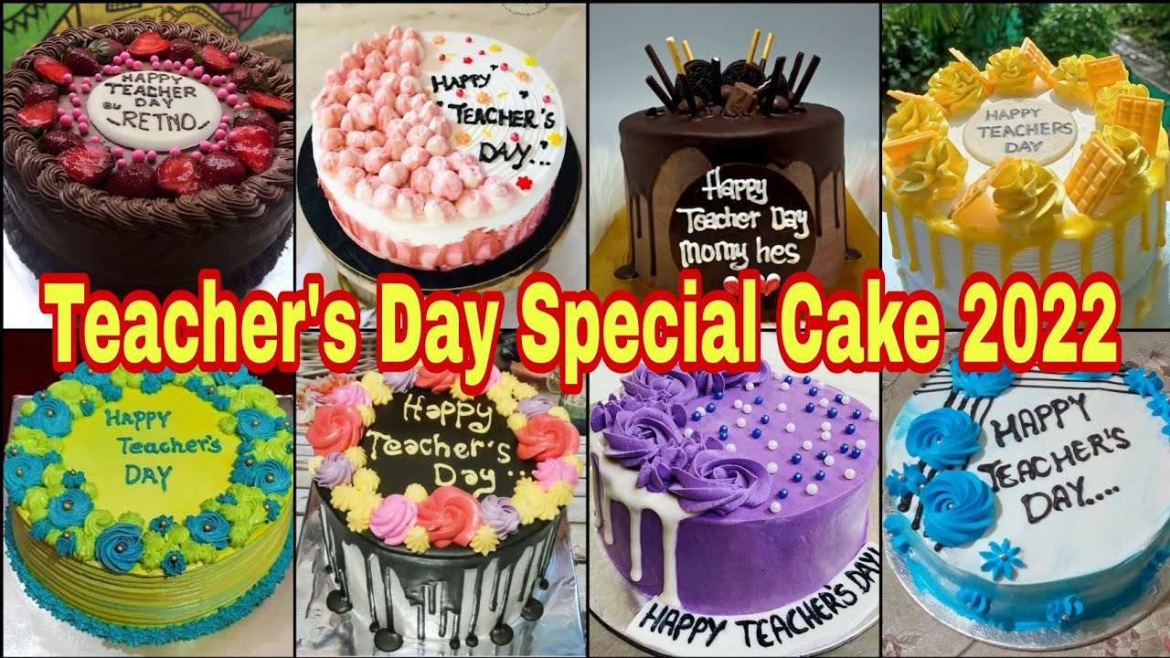 Teacher Day Special Cake Decorating Ideas 2022/Teachers Day Cake/Happy