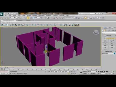 3ds-max-house-modeling-tutorial:-interior-building-wall-design-using-extrude-modifier