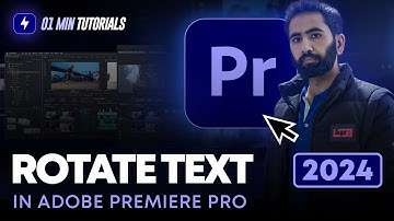 How to Rotate Text in Adobe Premiere Pro 2024 | Rotate Text Effect Adobe Premiere Pro