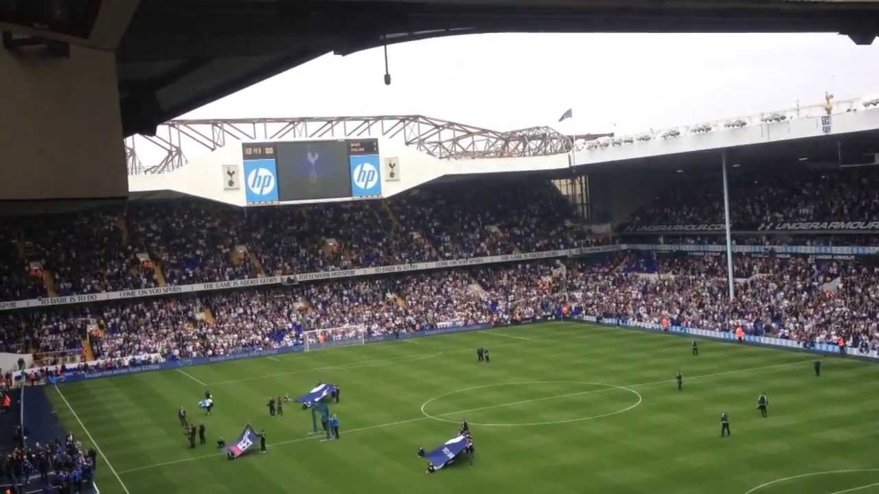 Chelsea Fans at White Hart Lane Tottenham Away YouTube