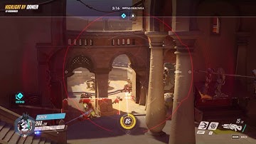 [Overwatch] Widowmaker highlight on Temple of Anubis