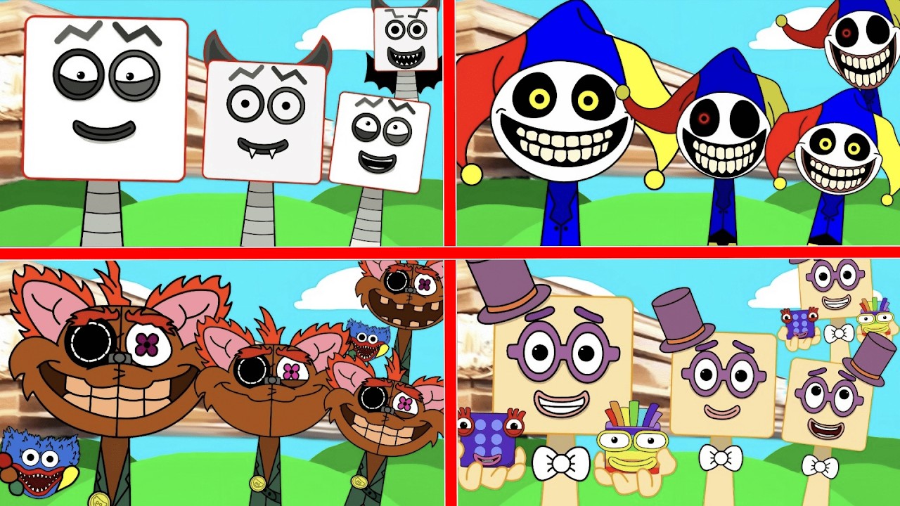 🔥 The BAT is NOT a MONSTER... (GameToons) | Tiles Hop Music Challenge 🚗🎵