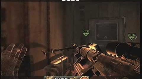 MW2 Best No scope Head Shot Game Winning Kill cam EVER ? one pump, 1v1 Private