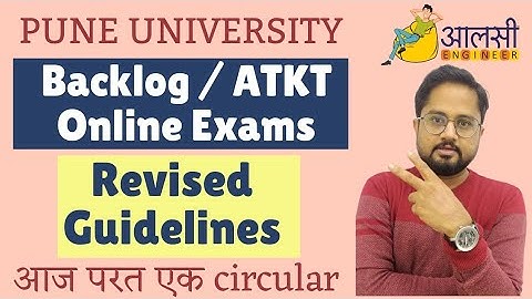 Backlog / ATKT Exam | Pune University | Revised Guidelines | #SPPU | #Backlog_Exms | Rounak Sir