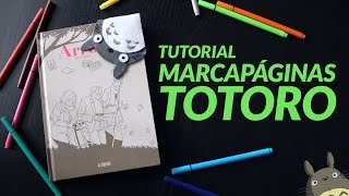 Manualidades paso a paso: Marcapáginas de Totoro con fieltro
