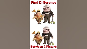 Find Difference Between 2 Picture Of Up Movie Characters #shorts #different #upmovie