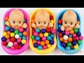 Learn Colors Bubble Gum Baby Doll Bath Time Nursery Rhymes Finger Family Song For Children