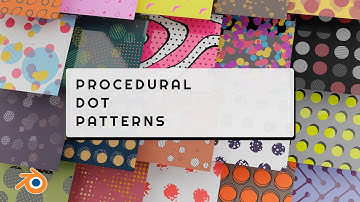 Procedural Dot Patterns for Blender 3D