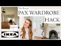 IKEA PAX WARDROBE BUILT-IN HACK: THE REVEAL|   EMMA COURTNEY