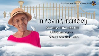 Burial & Homegoing Service for Monica “Tika” Scott | Beverly Apostolic Ark International