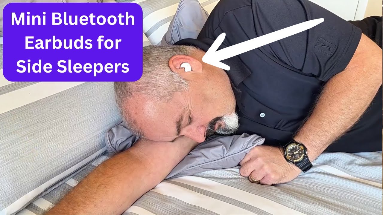 Sleep Like a Dream! 😴 Mini Bluetooth Earbuds for Side Sleepers 🎧✨